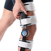 "ROM" FEMOROTIBIAL TELESCOPIC FUNCTIONAL BRACE