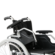 "D-Cross" aluminum wheelchair