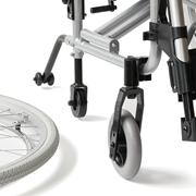 "D-Cross" aluminum wheelchair