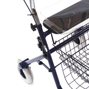 "Rollator" walker with hand grips