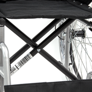 Αμαξίδιο αφαιρούμενα πλαϊνά/υποπόδια & φρένα συνοδού