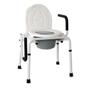 Καρέκλα WC με πτυσσόμενα πλαϊνά