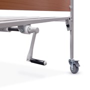 Μονόσπαστη κλίνη με ρόδες