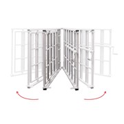 Μονόσπαστη κλίνη με ρόδες