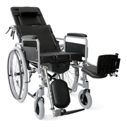 Αμαξίδιο με ανακλινόμενη πλάτη WC