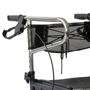 "Rollator" walker with footrests