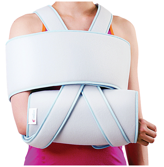 THREE-POINT ENVELOPE STYLE SHOULDER-ARM IMMOBILIZATION SLING