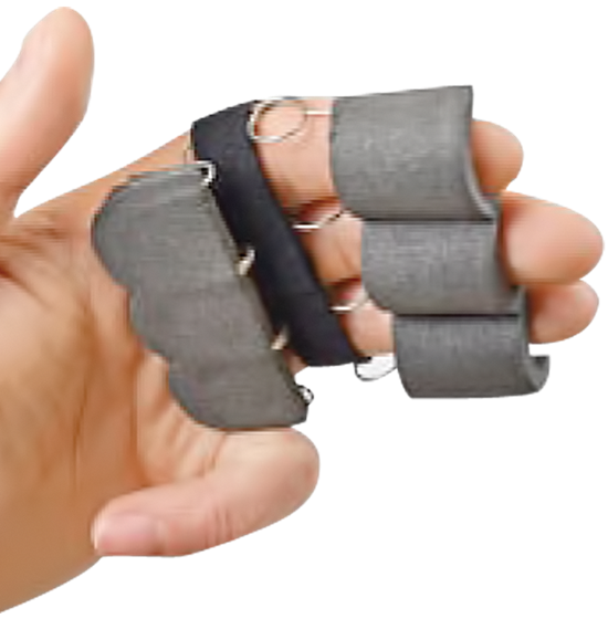 "TRIPLE ARMCHAIR" FINGER SPLINT