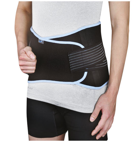 Ζώνη οσφύος αεριζόμενη με 4 μπανέλες