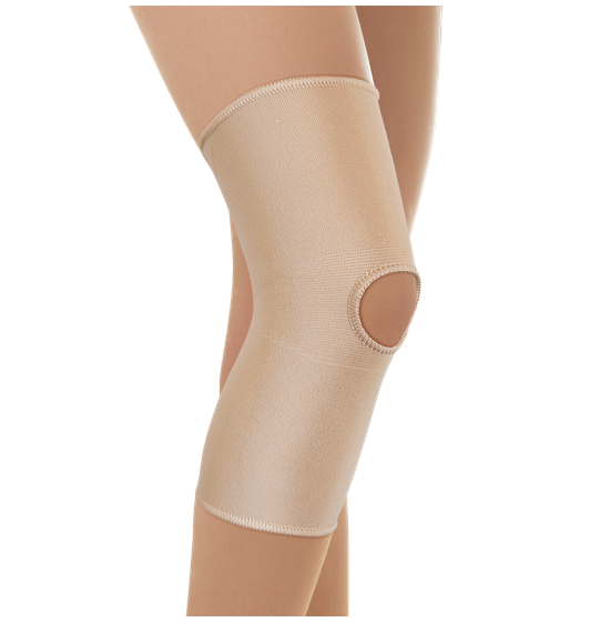 ELASTIC PATELLAR BRACE WITH APERTURE