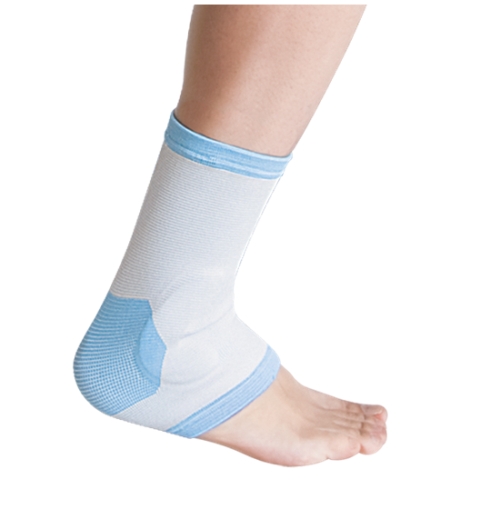 ELASTIC ANKLE BRACE WITH SILICONE PAD