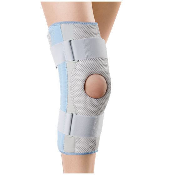 BREATHABLE PATELLAR BRACE WITH SILICONE PAD
