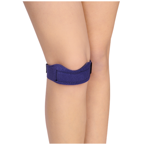 Υποεπιγονατιδική δέστρα Neoprene με pad σιλικόνης