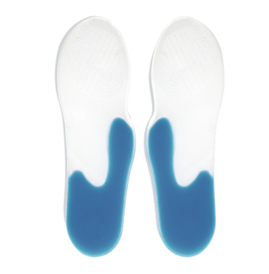 SILICONE INSOLES ¾ FOR FLAT FEET 