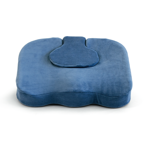 Coccyx cushion with removable "post"