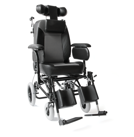 Special type wheelchair with transit wheels