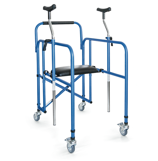 Walker with armpit rests