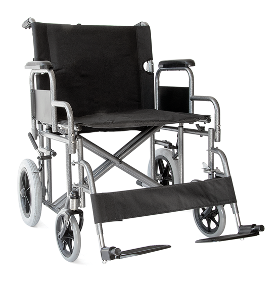 "Bariatric Steel" wheelchair 60cm