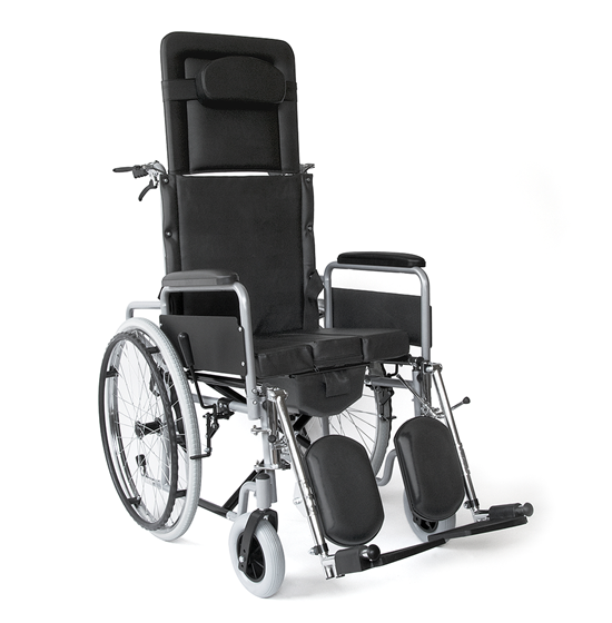 Αμαξίδιο με ανακλινόμενη πλάτη WC