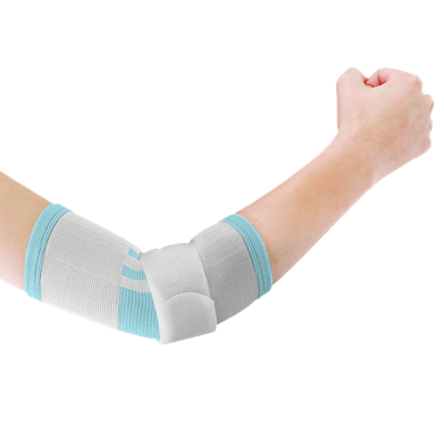 ELASTIC ELBOW SLEEVE WITH SILICONE PAD