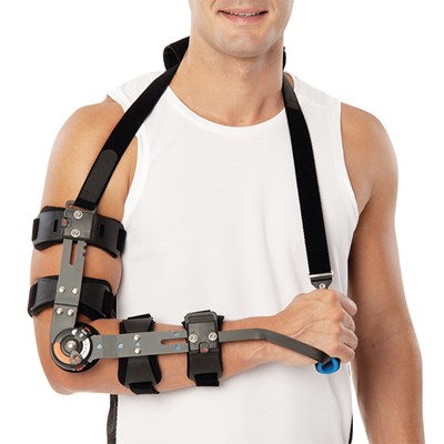 Τηλεσκοπικός λειτουργικός νάρθηκας αγκώνος “Rom Orthosis”