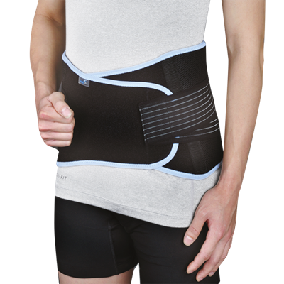Ζώνη οσφύος αεριζόμενη με 4 μπανέλες