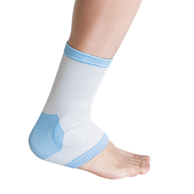 ELASTIC ANKLE BRACE WITH SILICONE PAD