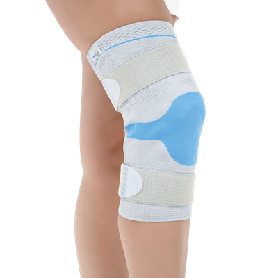 KNEE BRACE WITH STRAP AND SILICONE