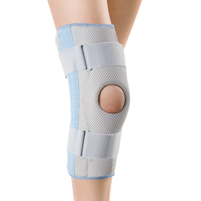 BREATHABLE PATELLAR BRACE WITH SILICONE PAD