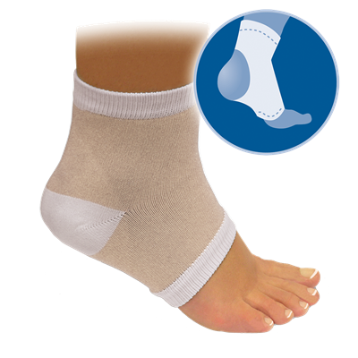 HEEL SOCKS WITH GEL CUSHION 